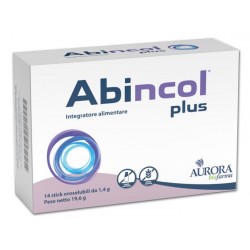 Aurora Biofarma Abincol Plus 14 Stick Orosolubili - Integratori di fermenti lattici - 981416910 - Aurora Biofarma - € 17,47