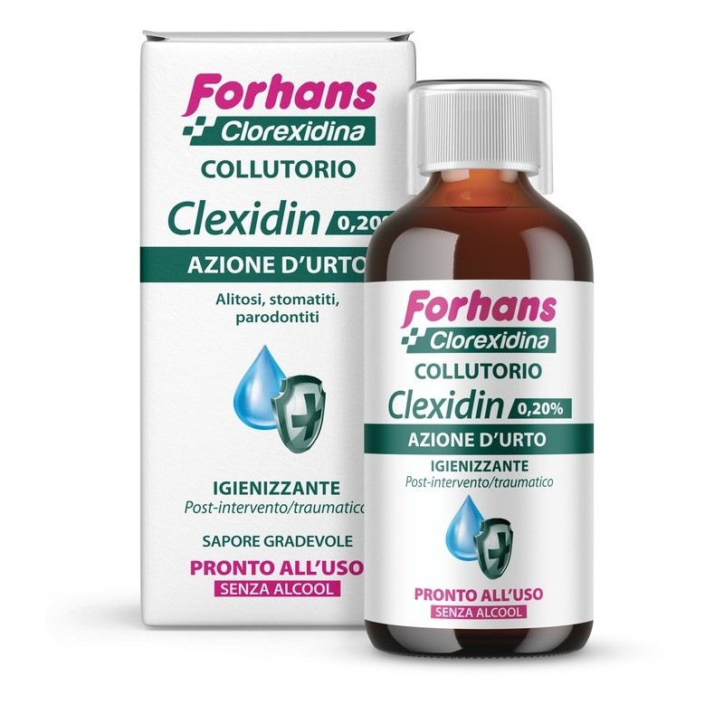 Uragme Forhans Clexidin 0,20 Senza Alcool 200 Ml Uragme - 1