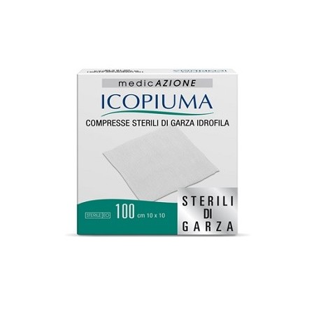 Desa Pharma Garza Compressa Idrofila Icopiuma 10x10cm 100 Pezzi Icopiuma - 1