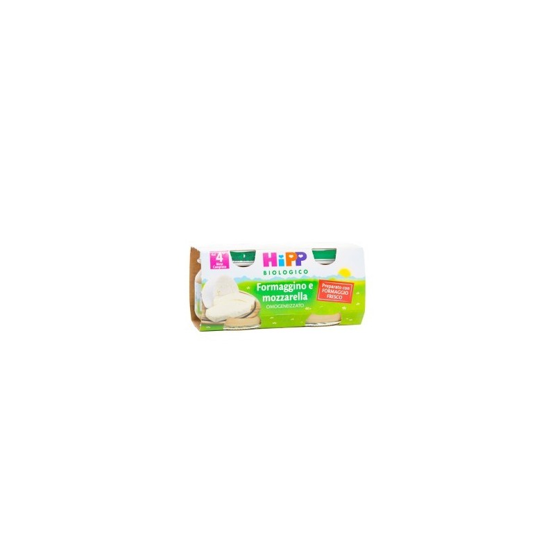 Hipp Italia Hipp Bio Omogeneizzato Formaggino Mozzarella 2x80 G Hipp - 1