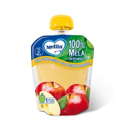 Danone Nutricia Soc. Ben. Mellin Pouch Mela 90 G Mellin - 1