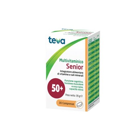 Teva Italia Multivitaminico Senior Teva 30 Compresse 39 G Teva Italia - 1