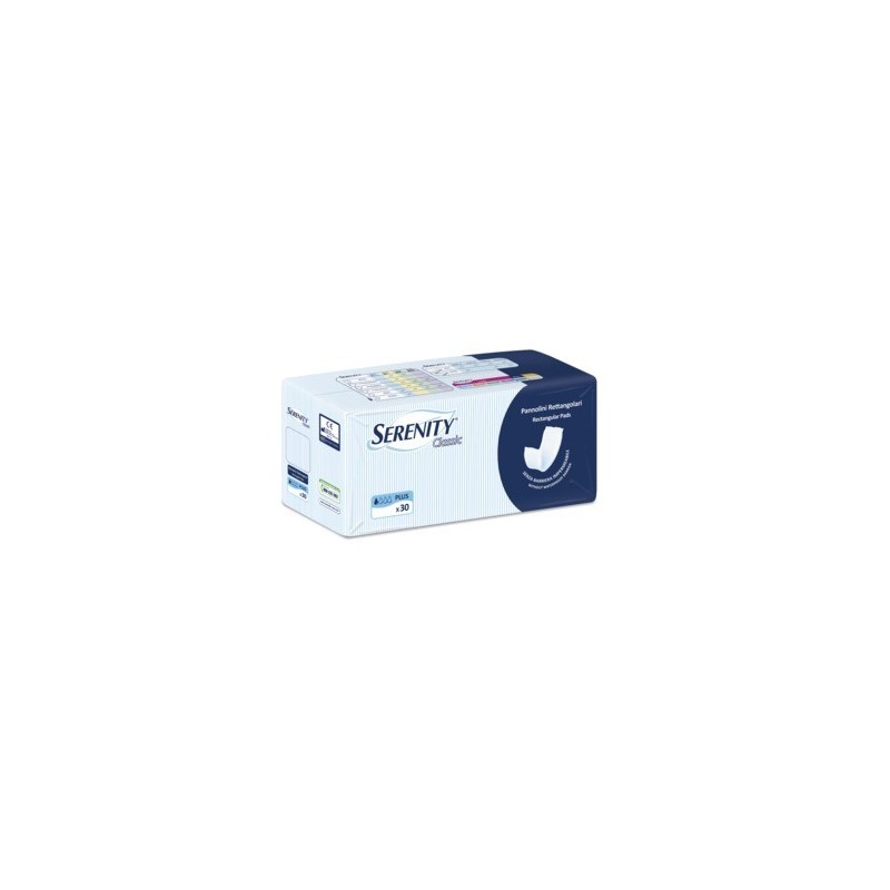 Pannolone Per Incontinenza Formato Rettangolare Senza Barriera Serenity 30 Pezzi Serenity - 1