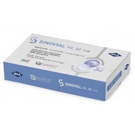 Ibsa Farmaceutici Italia Siringa Intra-articolare Sinovial Hl 32 16 Mg+16 Mg 1 Fs + Ago Gauge 22 + Ago Gauge 29 1 Pezzo Ibsa - 1