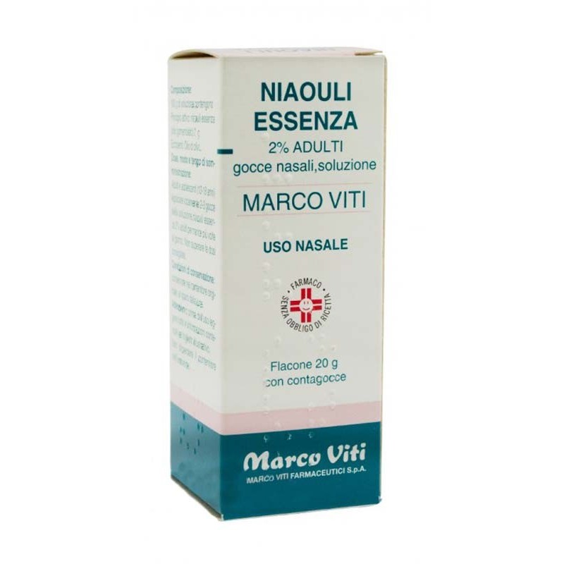 Marco Viti Farmaceutici Niaouli Essenza Marco Viti Gocce Nasali, Soluzione Marco Viti - 1