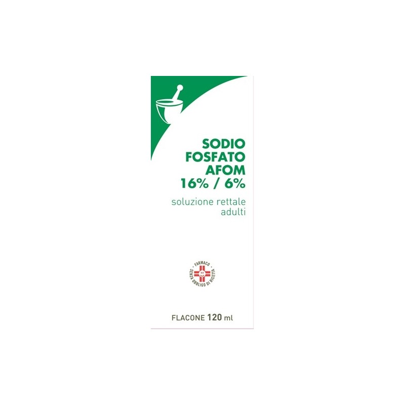 Aeffe Farmaceutici Sodio Fosfato Afom 16% / 6% Soluzione Rettale Aeffe Farmaceutici - 1