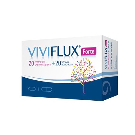 Neuraxpharm Italy Viviflux Forte 20 Compresse Gastroresistenti + 20 Capsule Liquid Filler Neuraxpharm Italy - 1