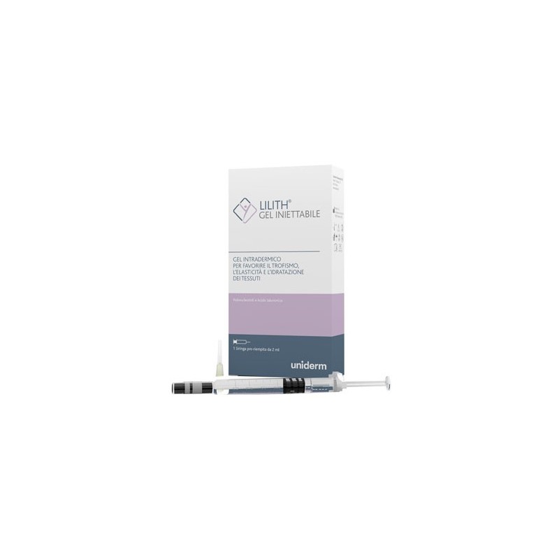 Uniderm Farmaceutici Gel Iniettabile Lilith Siringa Pre-riempita 2 Ml + Ago 30 Gauge 1/2 2 Pezzi Uniderm Farmaceutici - 1