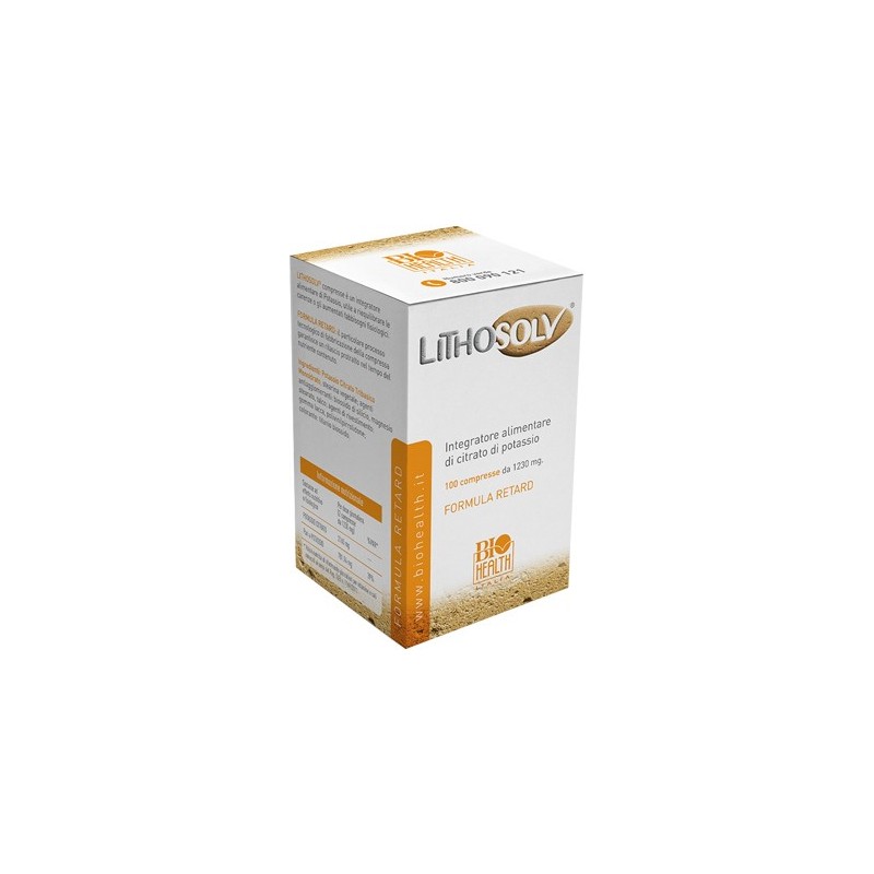 Biohealth Italia Lithosolv 100 Compresse Retard - Vitamine e sali minerali - 931042220 - Biohealth Italia - € 30,92