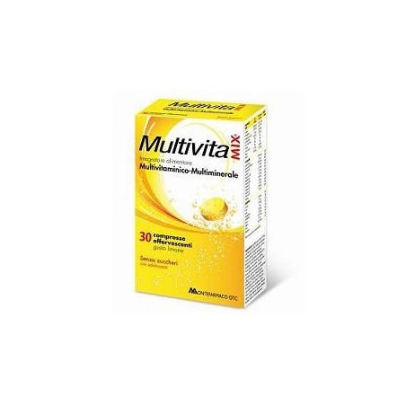 Montefarmaco Otc Multivitamix Effervescente Senza Zucchero E Senza Glutine 30 Compresse Montefarmaco - 1