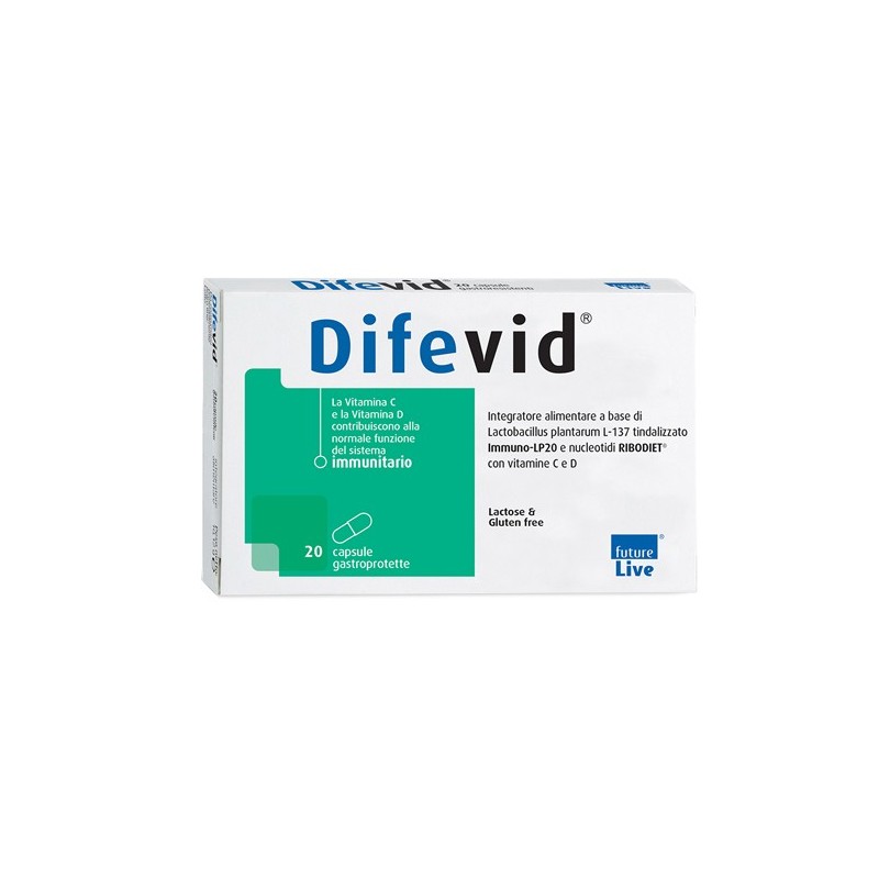 Future Live Difevid 20 Capsule Gastroprotette Future Live - 1