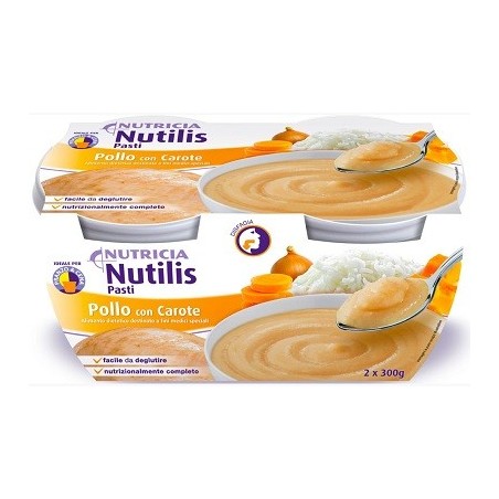 Danone Nutricia Soc. Ben. Nutilis Pasti Pollo Con Carote 2 X 300 G Nutilis - 1