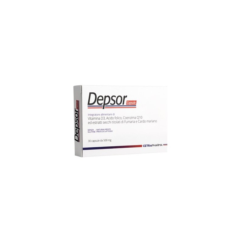 Cetra Pharma Depsor 30 Capsule 500mg Cetra Pharma - 1