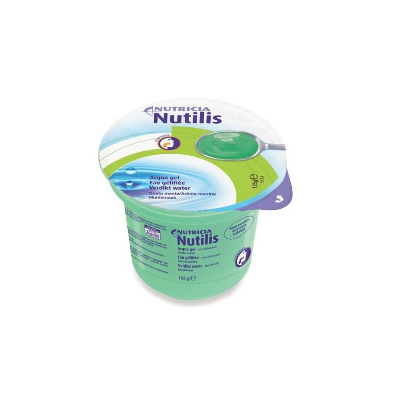 Danone Nutricia Soc. Ben. Nutilis Aqua Gel Menta 125 G 12 Pezzi Nutilis - 1