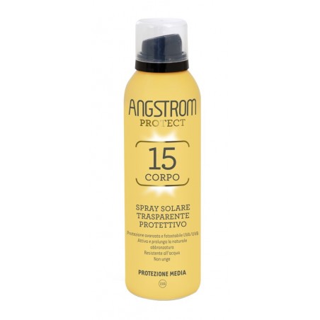 Angstrom Protect SPF 15 Spray Solare Trasparente Corpo 150 Ml Angstrom - 1