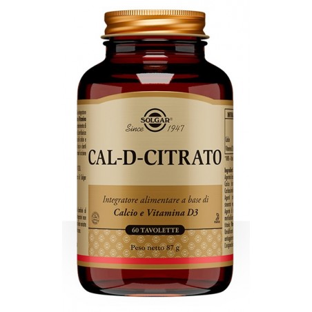 Solgar It. Multinutrient Cal D Citrato 60 Tavolette Solgar - 1