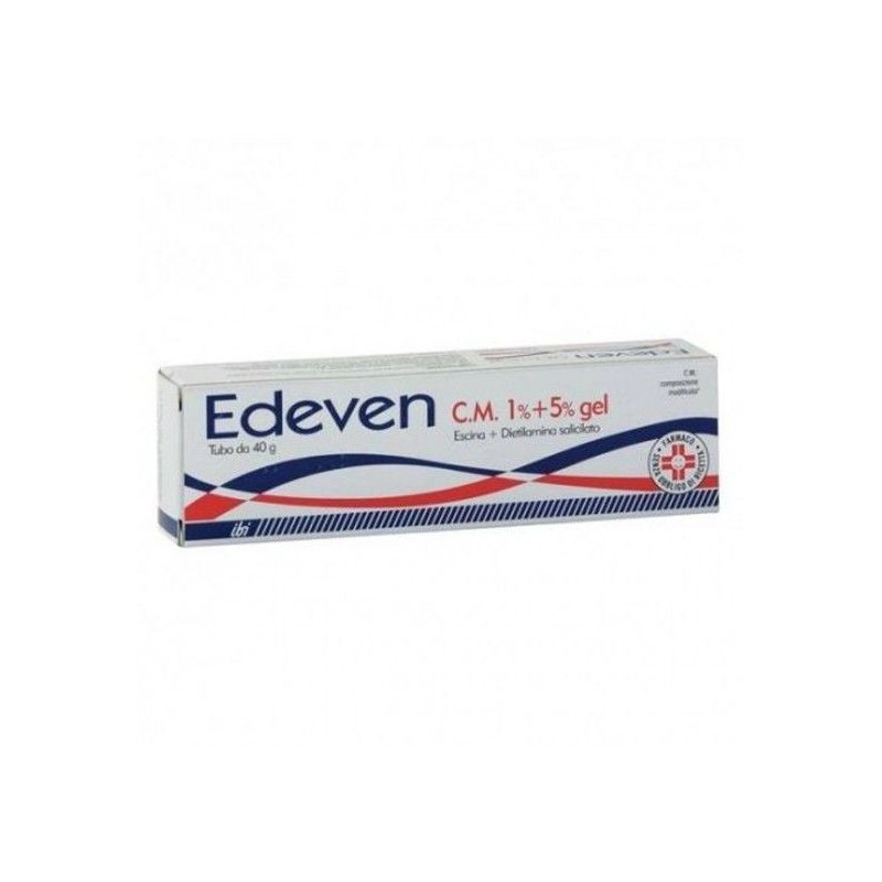 Edeven C.M. Gel 1% + 5% Gel Per Traumatologie Minori 40 G I. B. I. Giovanni Lorenzini - 1