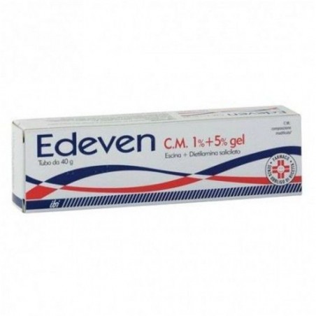 Edeven C.M. Gel 1% + 5% Gel Per Traumatologie Minori 40 G I. B. I. Giovanni Lorenzini - 1