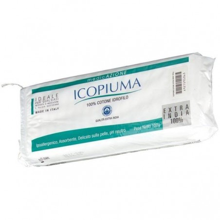 Icopiuma 100% Cotone Idrofilo Qualità Extra India 100 G - Medicazioni - 927591065 - Icopiuma - € 2,40