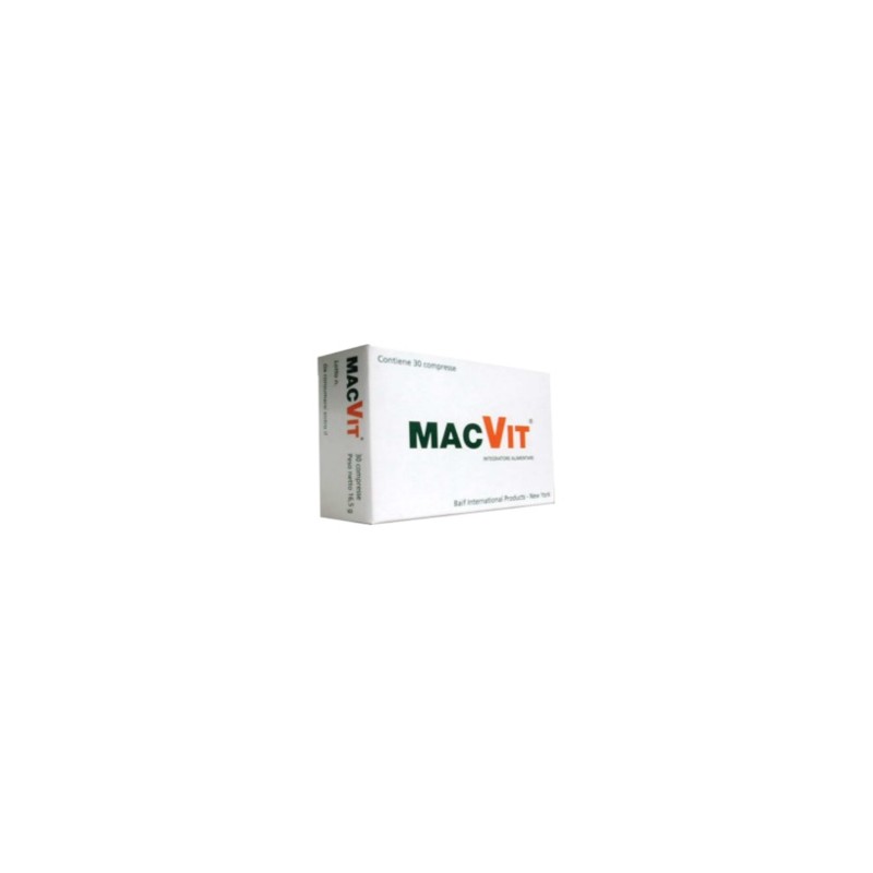 Baif Internat. Products N. Y. Macvit Vitaminico 30 Compresse Baif Internat. Products N. Y. - 1