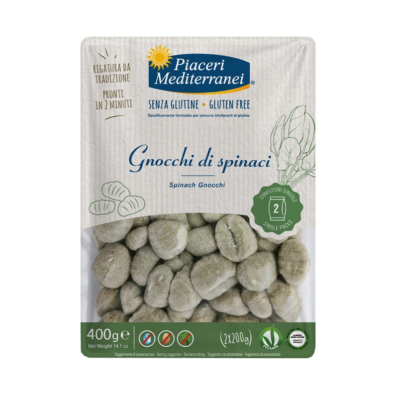 Eurospital Piaceri Mediterranei Gnocchi Di Spinaci 400 G Eurospital - 1