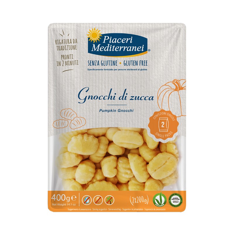 Eurospital Piaceri Mediterranei Gnocchi Di Zucca 400 G Eurospital - 1