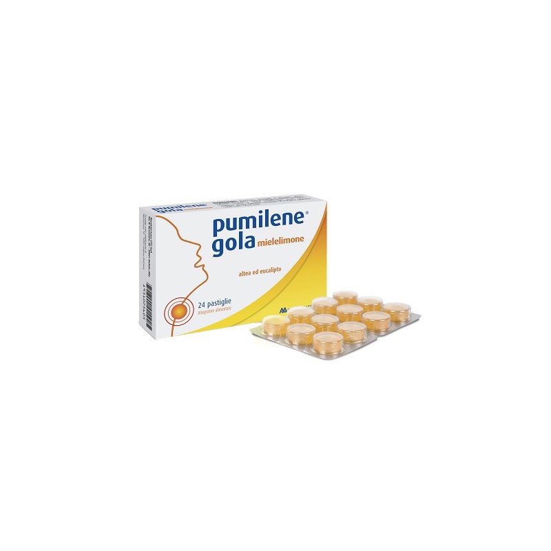 Montefarmaco Otc Pumilene Gola Miele Limone 24 Pastiglie - Integratori per mal di gola - 931025605 - Pumilene - € 5,05