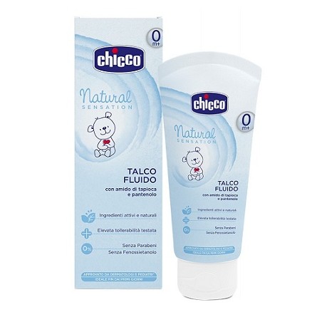 Chicco Talco Fluido Natural Sensation 100 Ml Chicco - 1