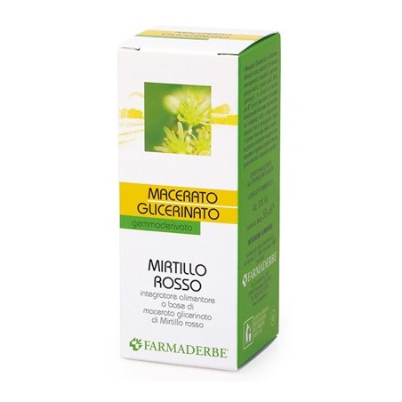 Farmaderbe Mirtillo Rosso Macerato Glicerinato 50 Ml Farmaderbe - 1