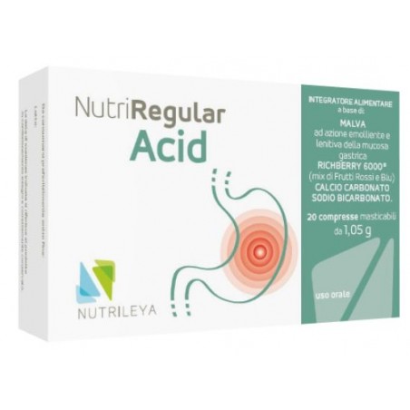 Nutrileya Nutriregular Acid 20 Compresse Masticabili Nutrileya - 1