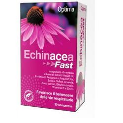 Optima Naturals Echinacea Fast 20 Compresse 800 Mg - Integratori per difese immunitarie - 912290107 - Optima Naturals - € 11,30