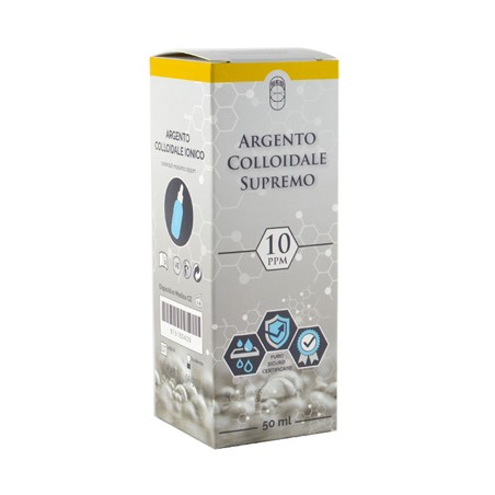 Punto Salute E Benessere Di S. Argento Colloidale Supremo 10ppm Certificato Con Contagocce 50 Ml Punto Salute E Benessere Di S. 