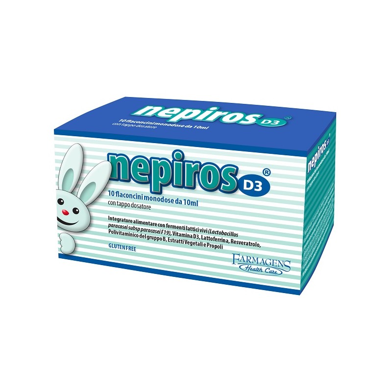 Farmagens Health Care Nepiros D3 10 Flanconcini Da 10 Ml Farmagens Health Care - 1