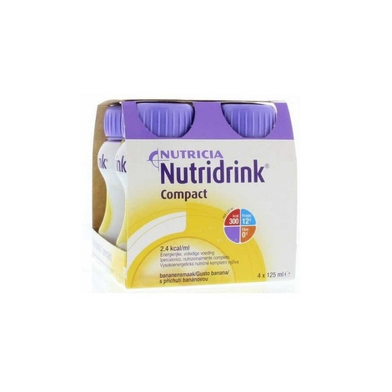 Danone Nutricia Soc. Ben. Nutricia Nutridrink Compact Gusto Banana 4 Bottiglie Da 125 Ml Danone Nutricia Soc. Ben. - 1