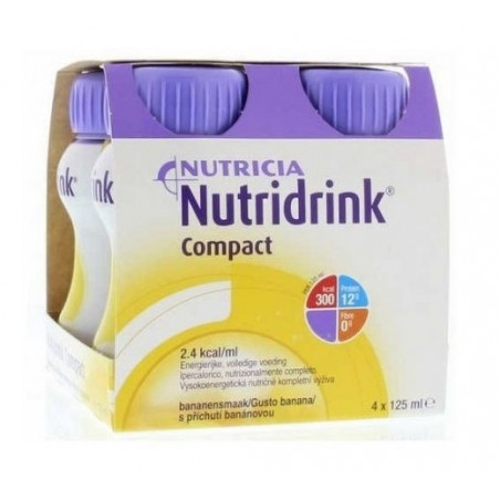 Danone Nutricia Soc. Ben. Nutricia Nutridrink Compact Gusto Banana 4 Bottiglie Da 125 Ml Danone Nutricia Soc. Ben. - 1