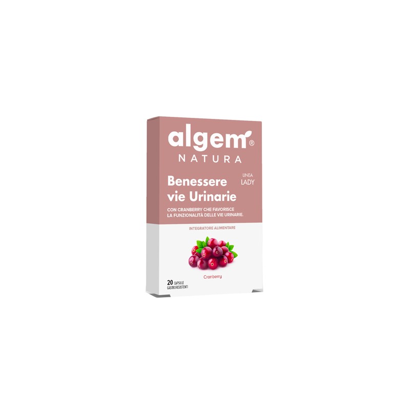 Algem Natura Algem Lady Benessere Vie Urinarie 20 Capsule 710 Mg Algem Natura - 1