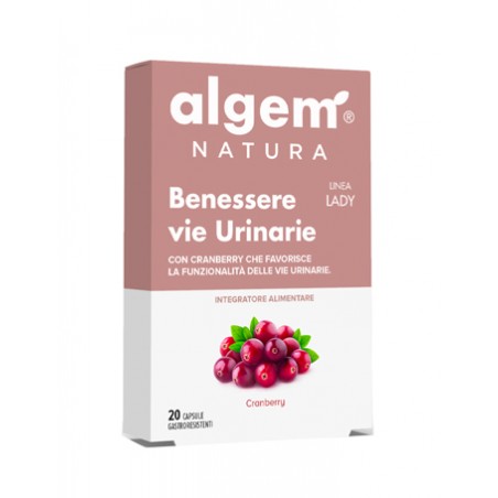 Algem Natura Algem Lady Benessere Vie Urinarie 20 Capsule 710 Mg Algem Natura - 1