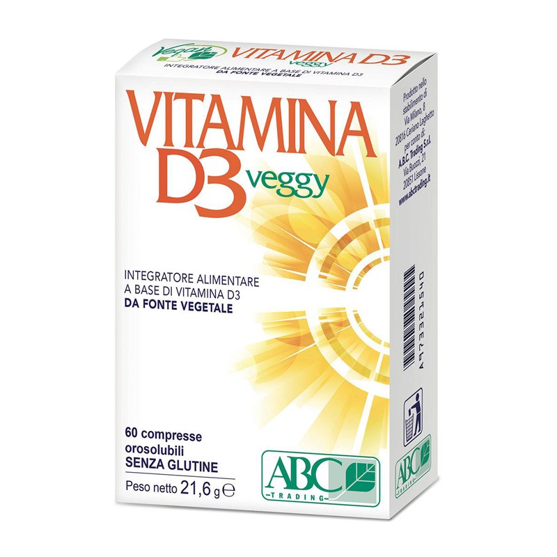 A. B. C. Trading Vitamina D3 Veggy 60 Compresse Orosolubili A. B. C. Trading - 1