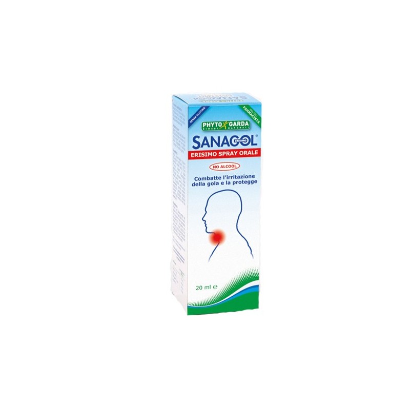 Sanagol Spray Erisimo Senza Alcool 20 Ml - Sciroppi, spray e collutori omeopatici - 924180716 - Sanagol - € 7,76