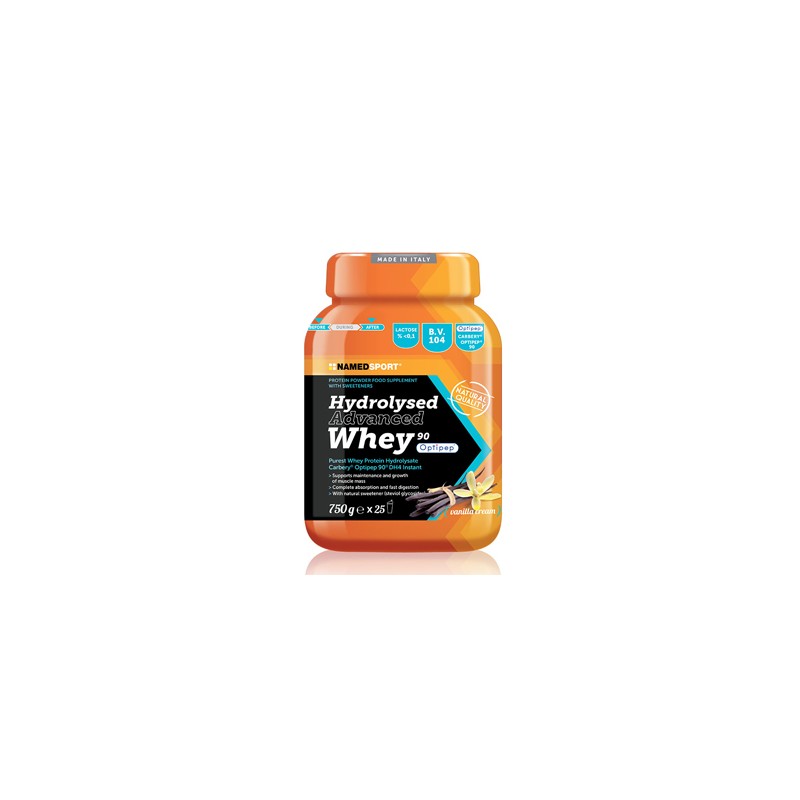 Namedsport Hydrolysed Advanced Whey Vanilla Cream Barattolo Polvere Orale 750 G Namedsport - 1