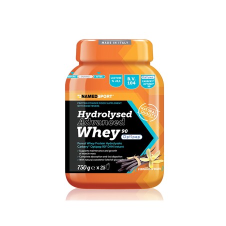 Namedsport Hydrolysed Advanced Whey Vanilla Cream Barattolo Polvere Orale 750 G Namedsport - 1