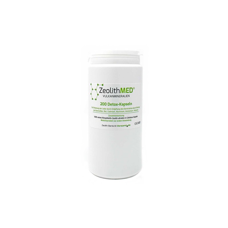 Erbavoglio Production Zeolithmed Minerali Vulcanici Detox 200 Capsule Erbavoglio Production - 1