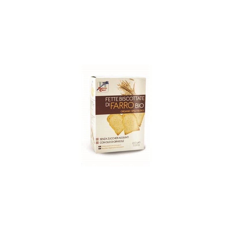 Biotobio Fsc Fette Biscottate Di Farro Bio Senza Zuccheri Aggiunti Con Olio Di Girasole Senza Olio Di Palma 200 G BiotoBio - 1