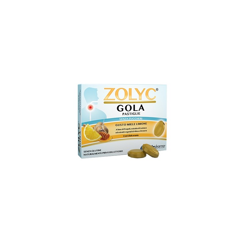 Shedir Pharma Unipersonale Zolyc Gola Miele/limone Senza Zuccheri 36 Pastiglie Shedir Pharma - 1