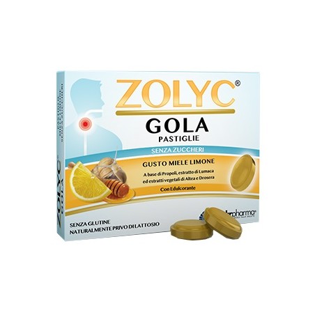 Shedir Pharma Unipersonale Zolyc Gola Miele/limone Senza Zuccheri 36 Pastiglie Shedir Pharma - 1