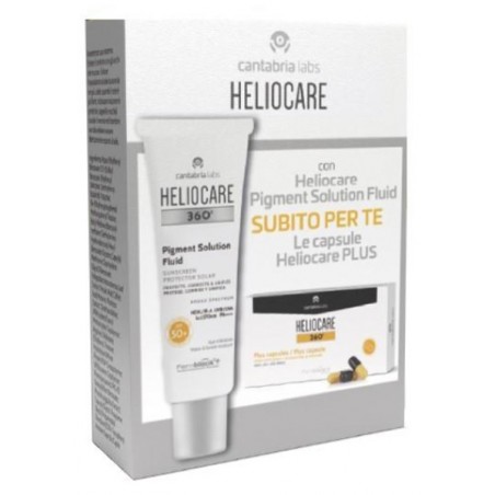 Difa Cooper Heliocare 360 Pigment Solution Spf50+ 50 Ml + Heliocare Plus 7 Capsule Heliocare - 1