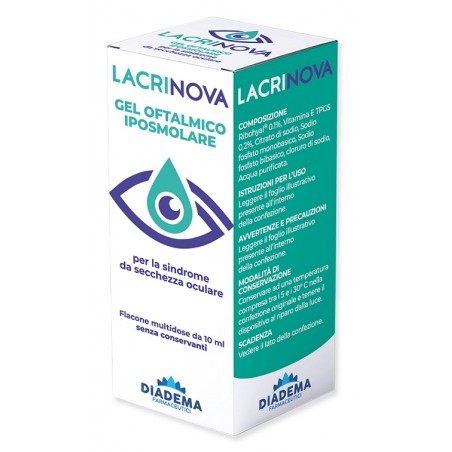 Diadema Farmaceutici Lacrinova Gel Oftalmico Iposmolare Tb 10 Ml Diadema Farmaceutici - 1