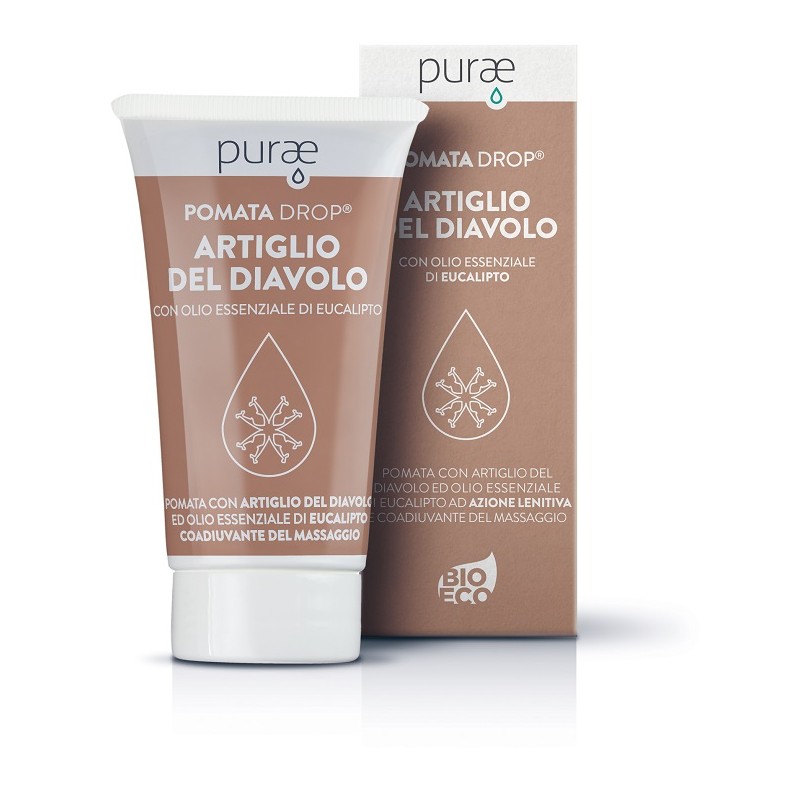 Hp Italia Purae Pomata Drop Artiglio Del Diavolo E Eucalipto Bio 50 Ml