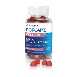 Forcapil Crescita Fortificante Capelli e Unghie 60 Gommosi - Integratori per pelle, capelli e unghie - 983532122 - Arkofarm -...