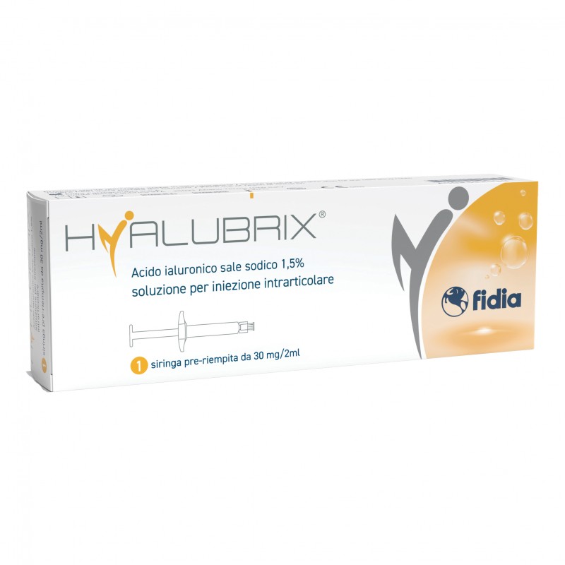 Hyalubrix Siringa Intra-articolare Acido Ialuronico 1,5% 30 Mg 2 Ml Fidia Farmaceutici - 1